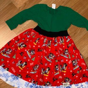 KPea girls Very Mickey Christmas dress
